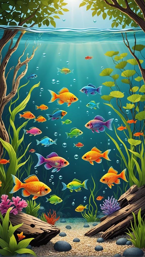 careful feeding for aquariums