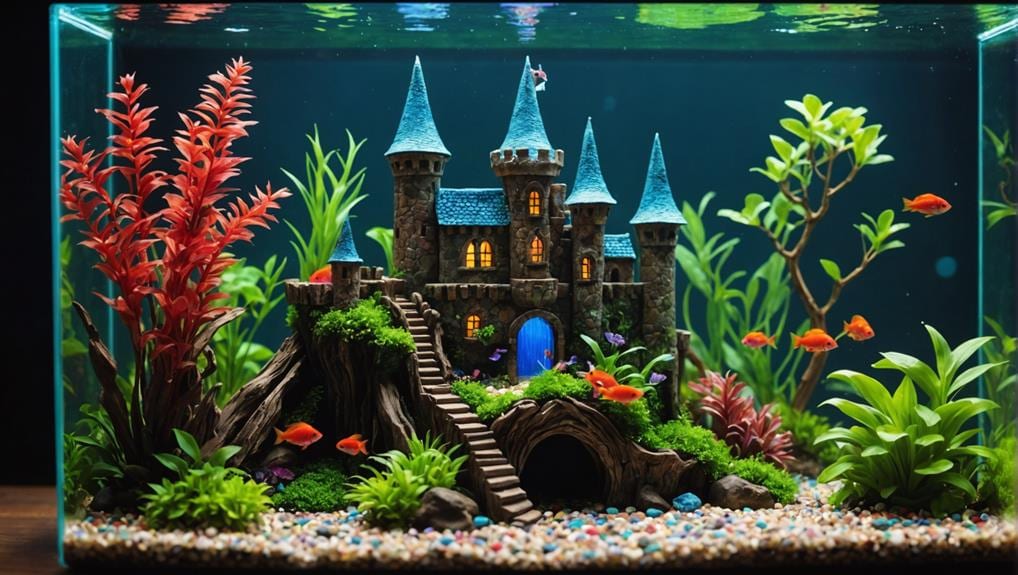 creative betta fish decor