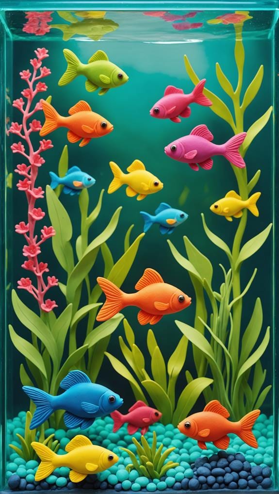 vibrant small aquarium fish