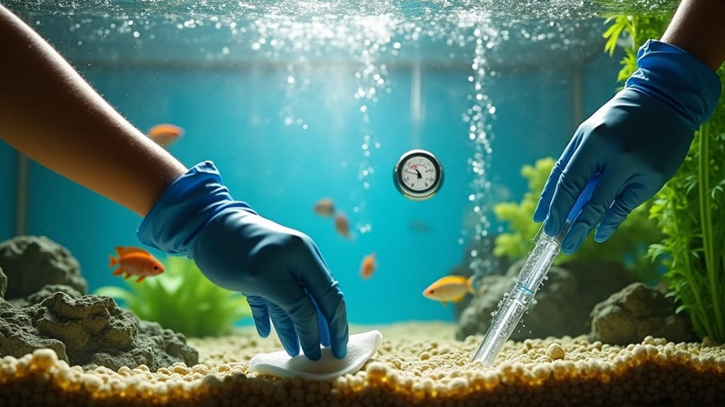 clean fish tank maintenance