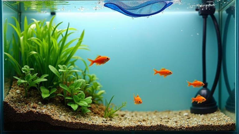 fish removal during cleaning