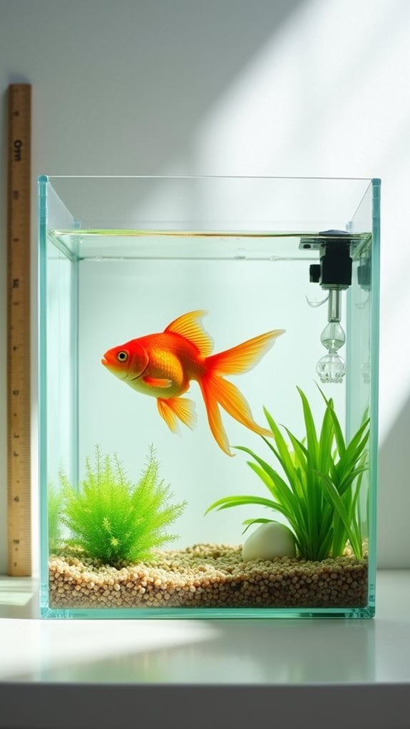 goldfish tank size guidelines