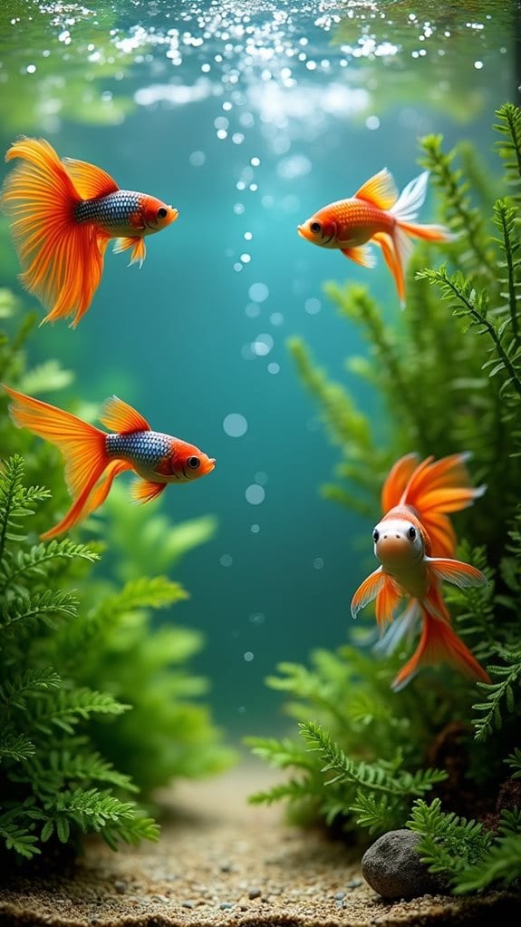 guppies and goldfish comparison