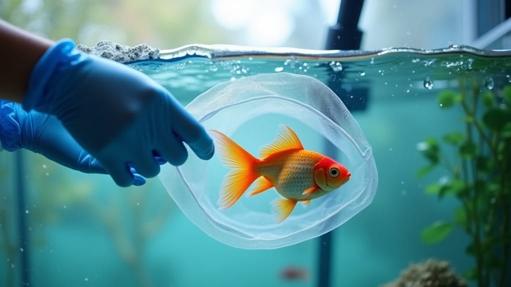 leave fish during change