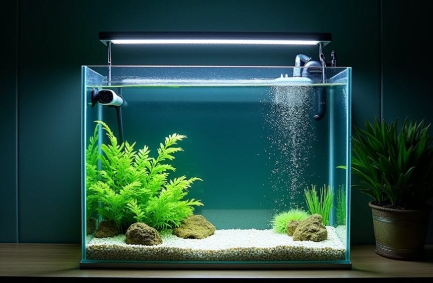 maintain clean aquarium conditions