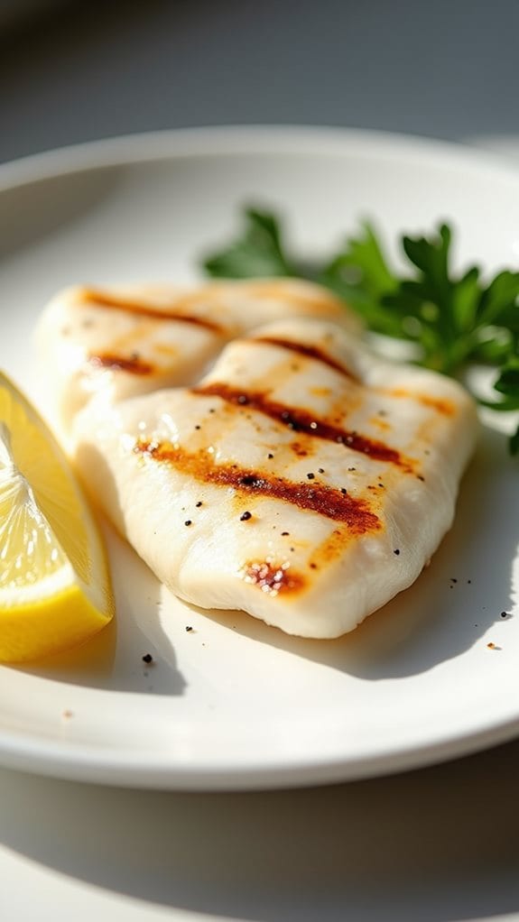 mild flavored fish choices available