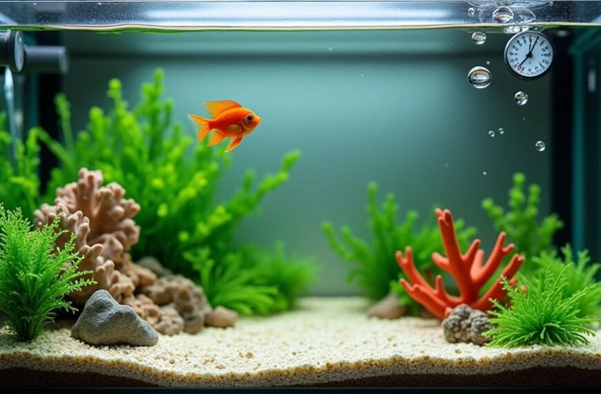 regular fish tank maintenance