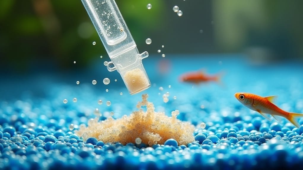 vacuum fish tank regularly