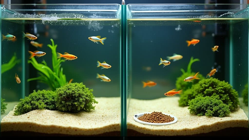 fry growth and care