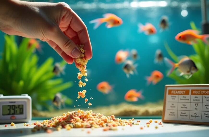 healthy fish feeding routine