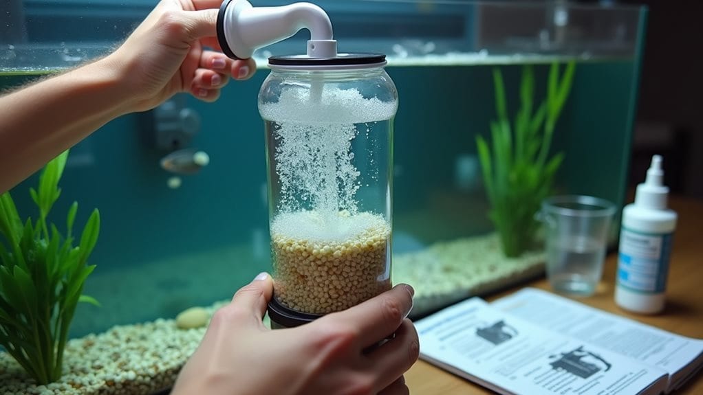 prepare the filtration system