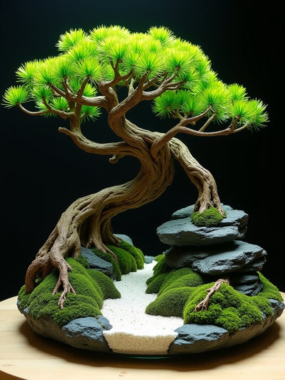 driftwood hardscape integration techniques