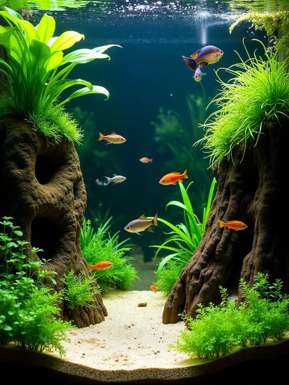 mixed community tank space