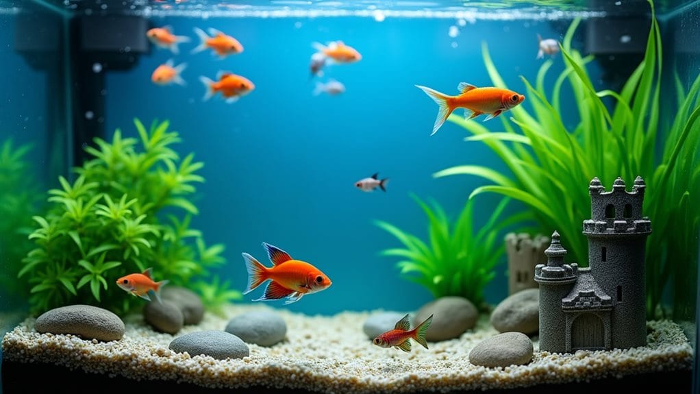 peaceful aquarium fish companions