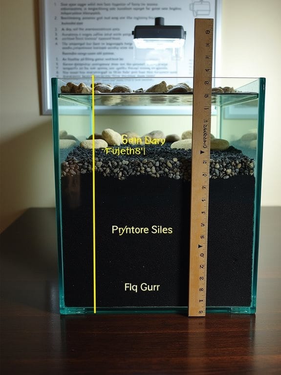 substrate depth recommendations by size