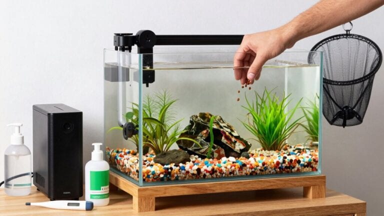 setting up fish tank