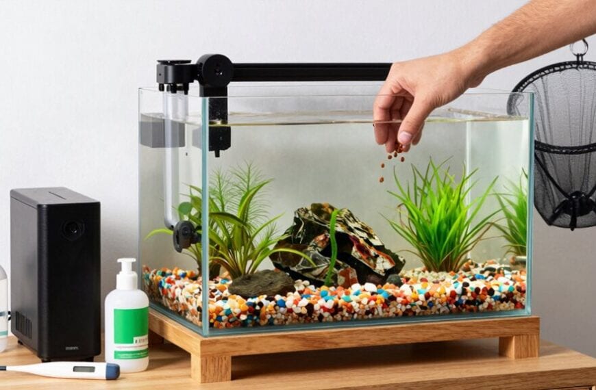 setting up fish tank