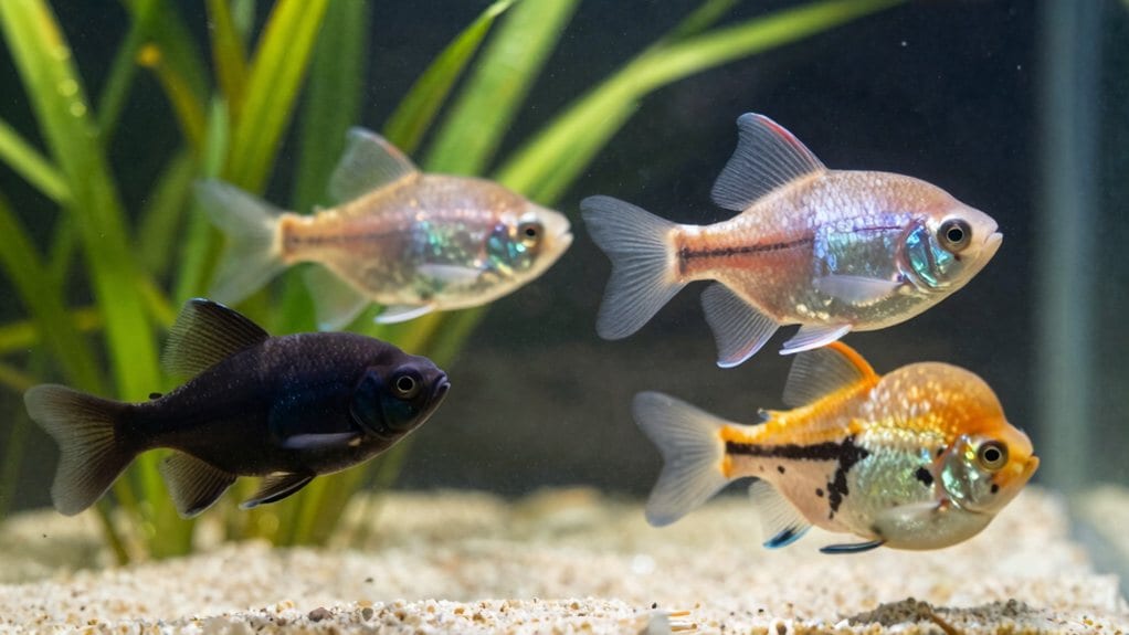 choosing molly black dalmatian sailfin balloon