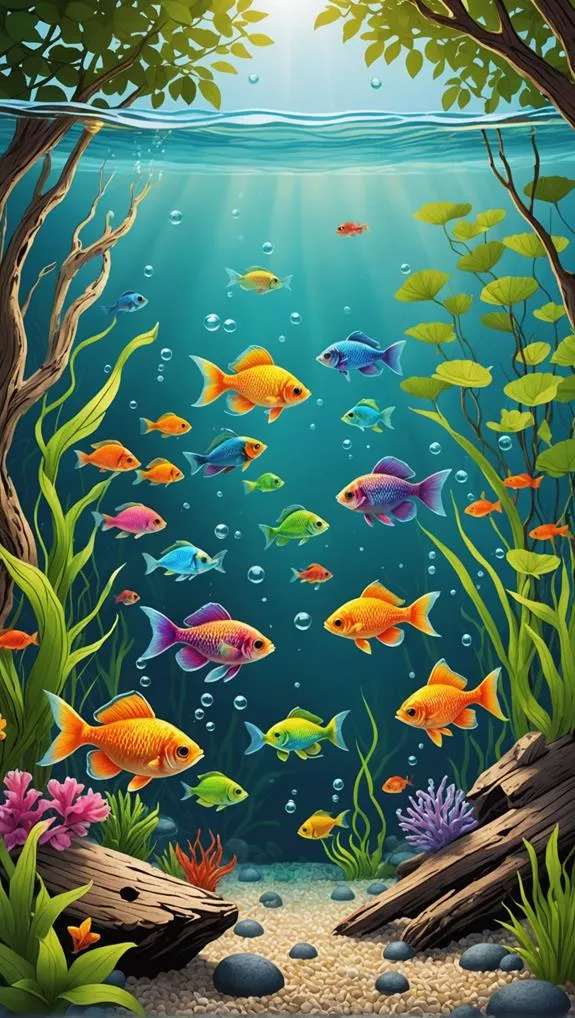 careful feeding for aquariums