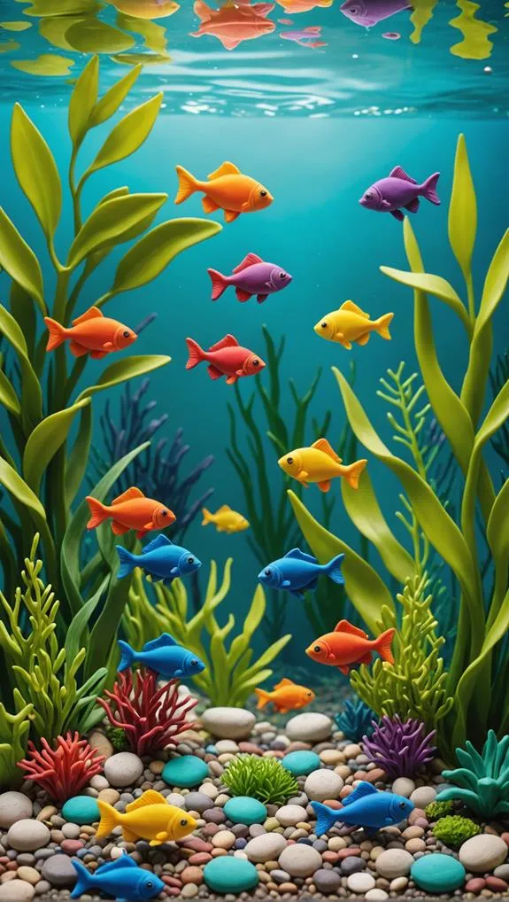 colorful aquarium fish species