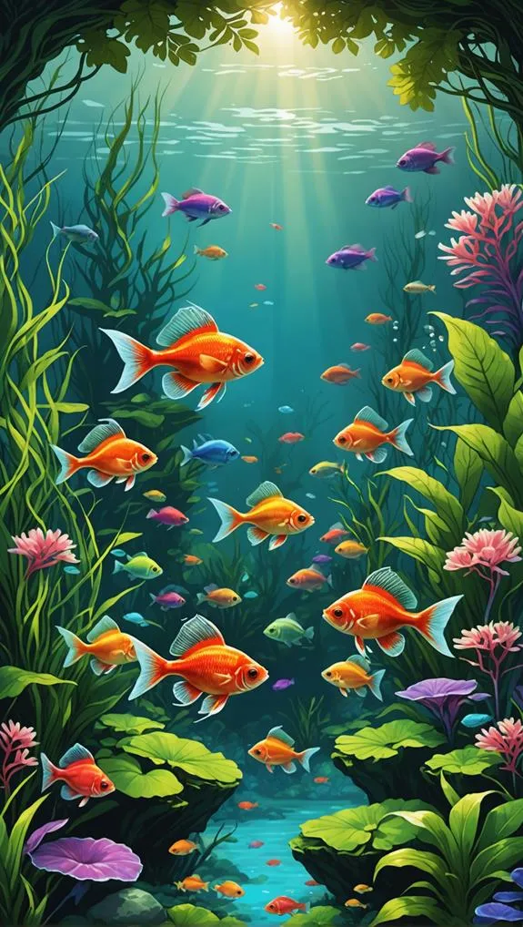 colorful freshwater fish species