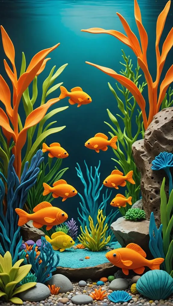 colorful freshwater tropical fish