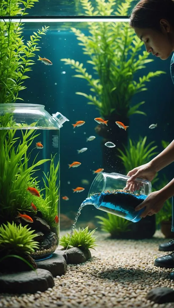 consistent aquatic maintenance routine