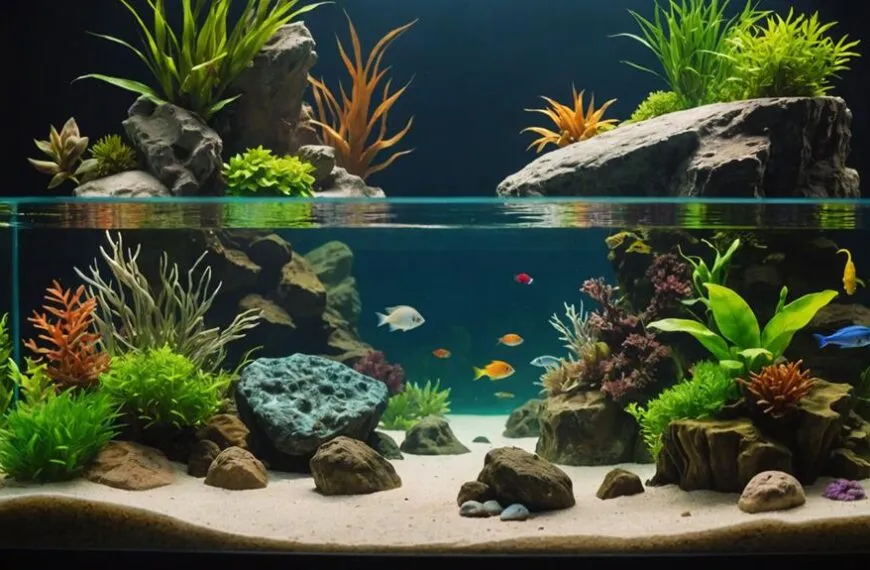 first fish tank setup