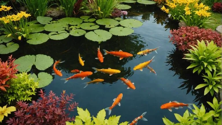 outdoor pond fish maintenance