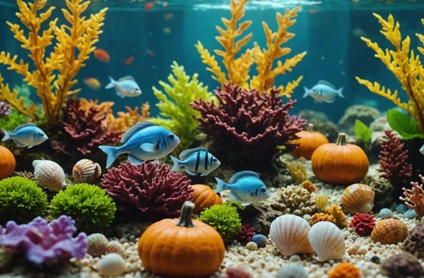 seasonal aquarium decoration ideas