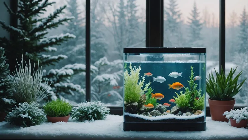winter fish tank care