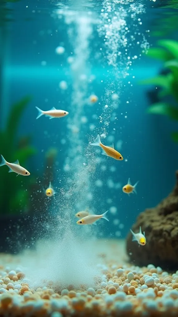 causes of white particles