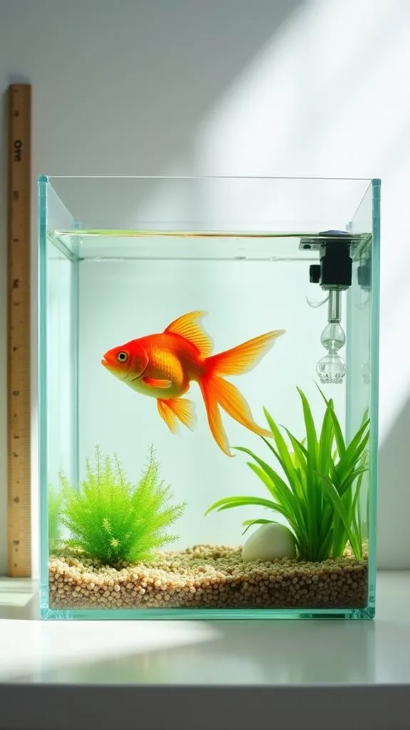 goldfish tank size guidelines