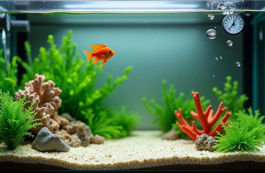 regular fish tank maintenance