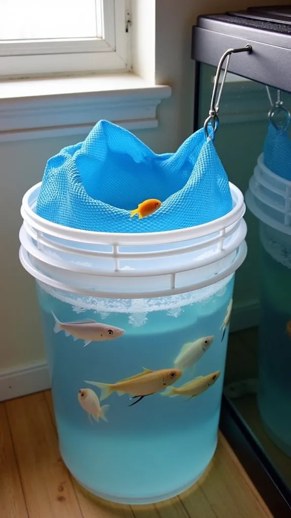 temporary tank setup advice