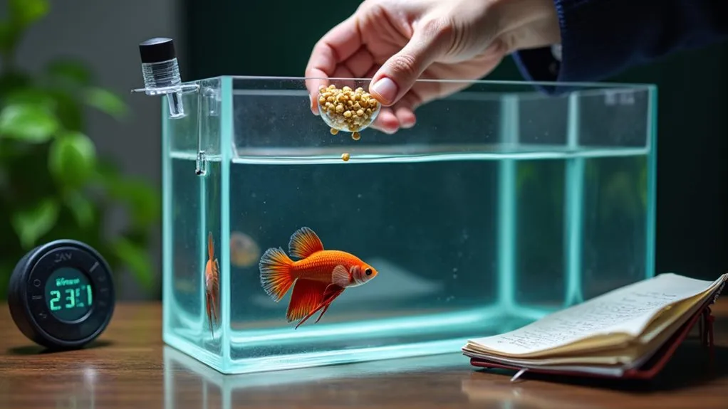 fish health monitoring schedule