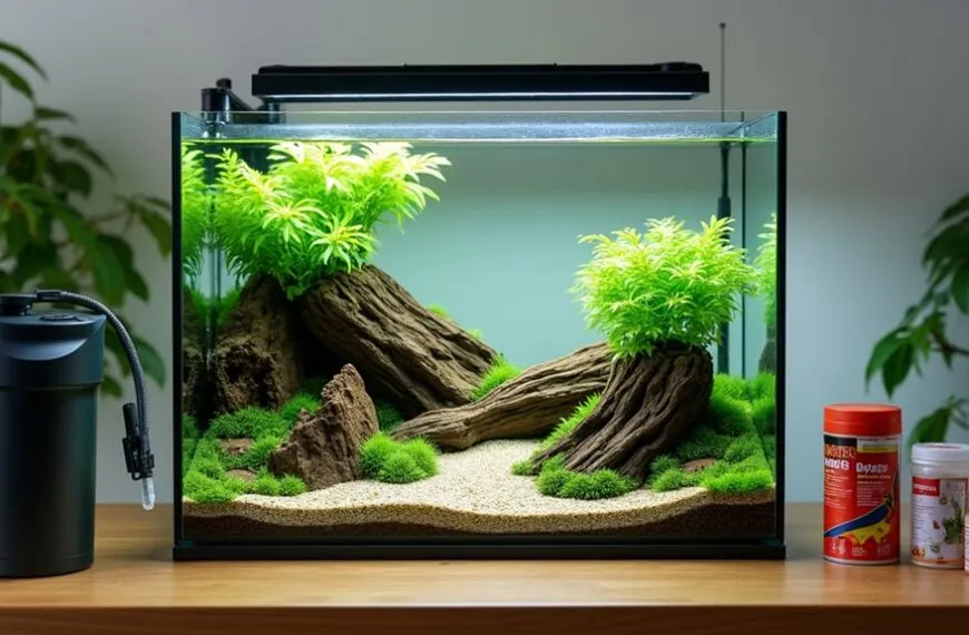 fish tank setup steps