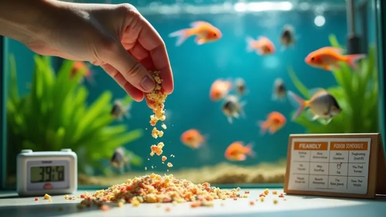 healthy fish feeding routine