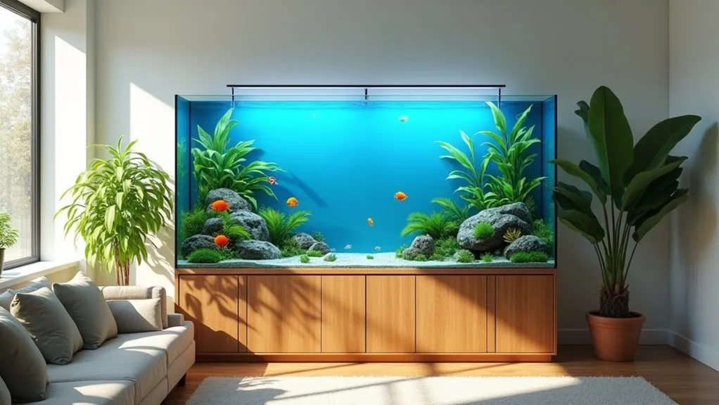 ideal tank size location