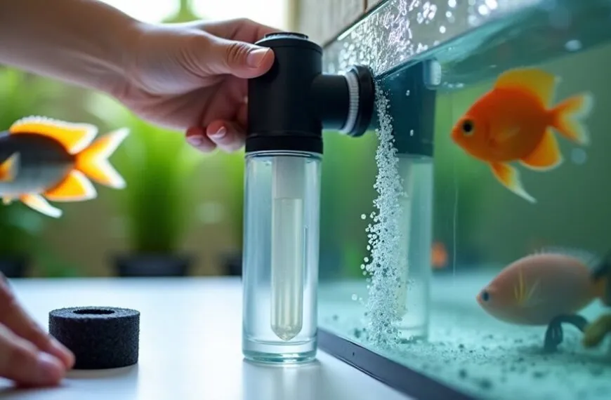 install fish tank filter