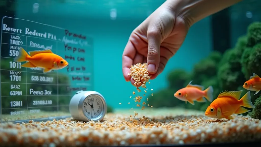 optimal fish feeding schedule