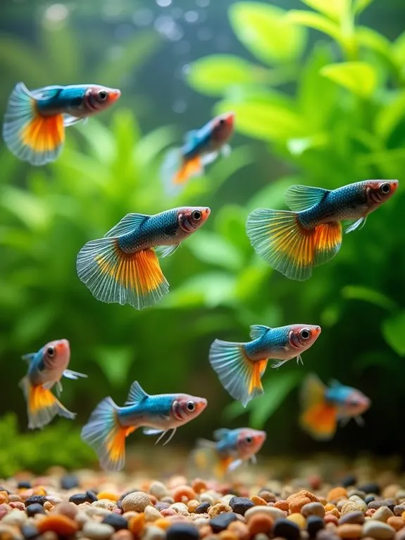 colorful easy care fish