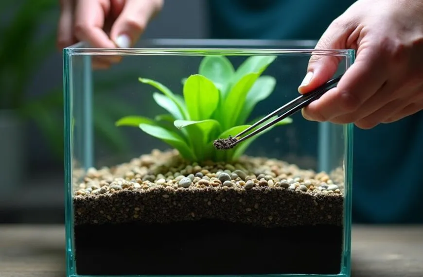 layering aquarium substrate techniques