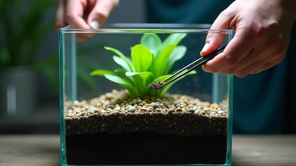 layering aquarium substrate techniques