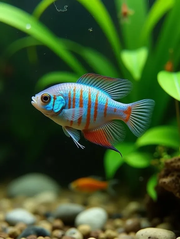 serene labyrinthine dwarf gouramis