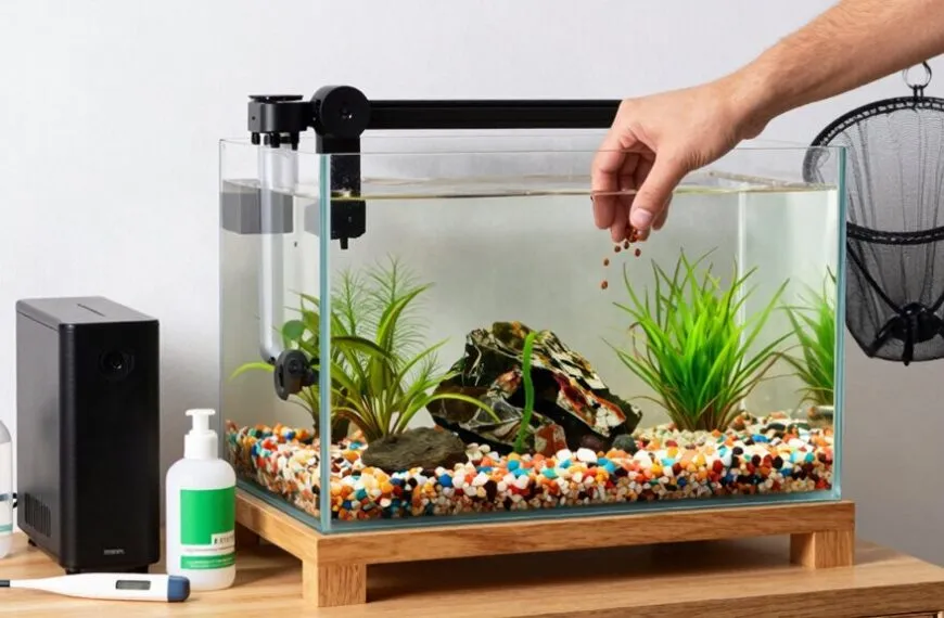 setting up fish tank