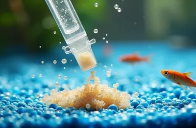 vacuum fish tank regularly