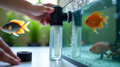 install fish tank filter