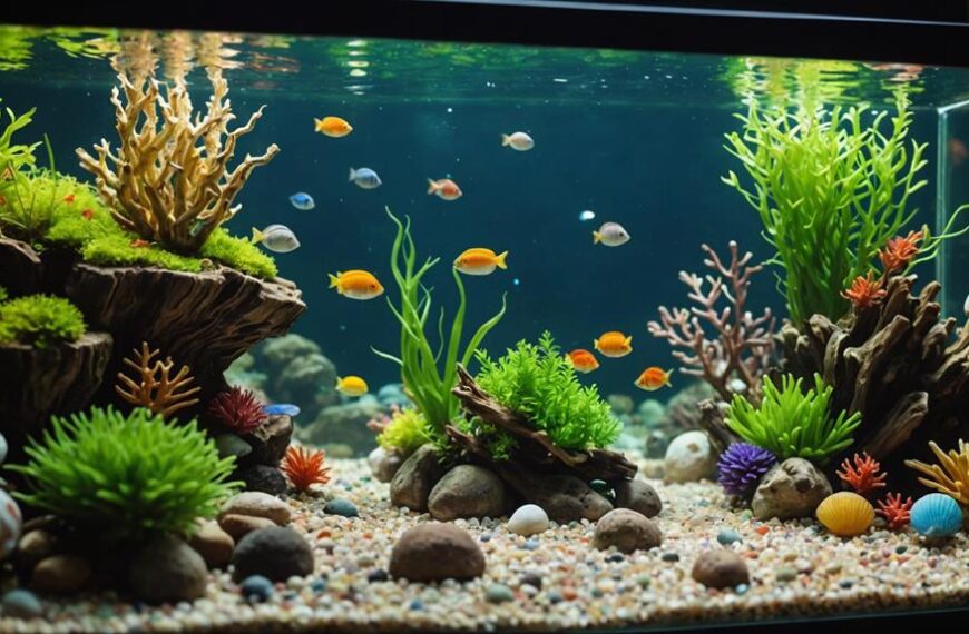 creative small aquarium enhancements