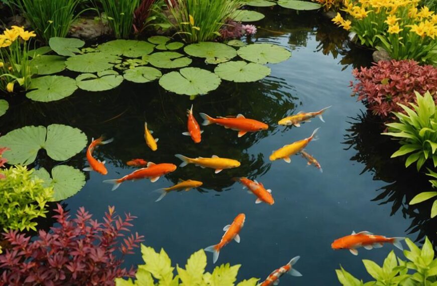 outdoor pond fish maintenance